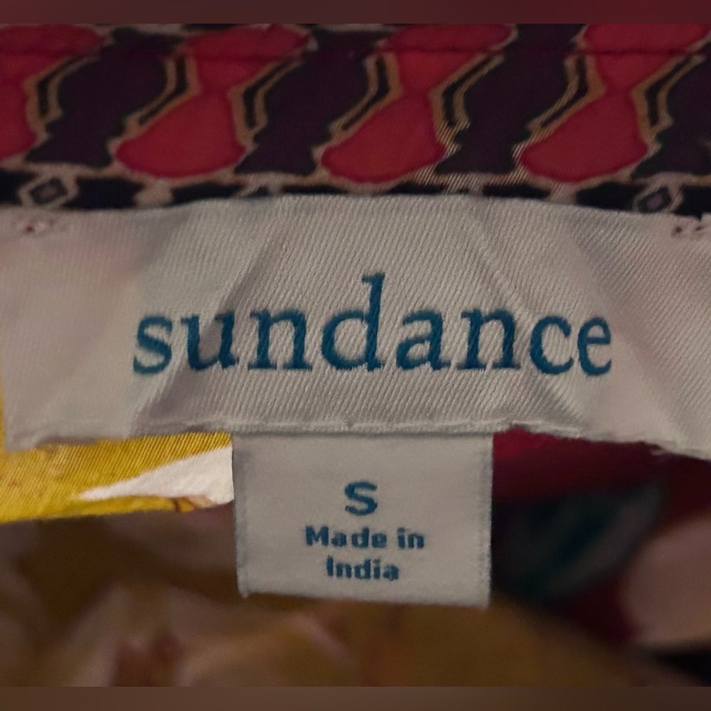Sundance Skirt Small Floral Wrap Boho Midi Designer Green Pink Red Patterned - Picture 10 of 11